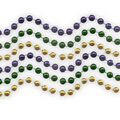 42" 8 Mm Mardi Gras Bead Necklaces